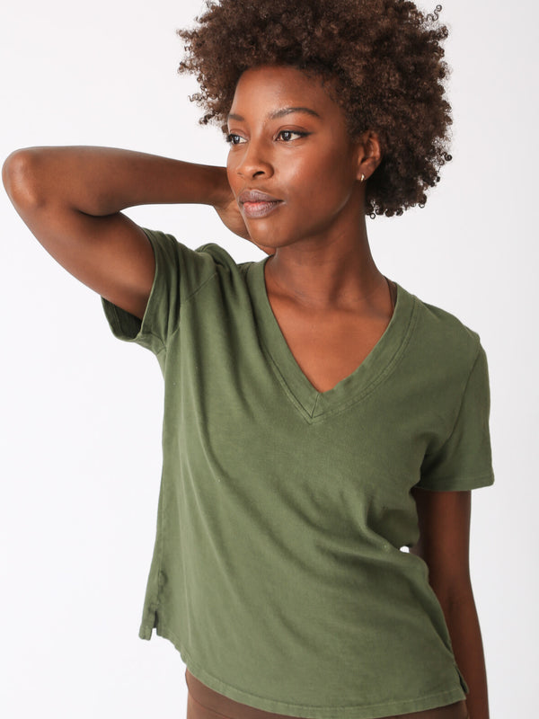 Classic V-Neck Tee - Hunter