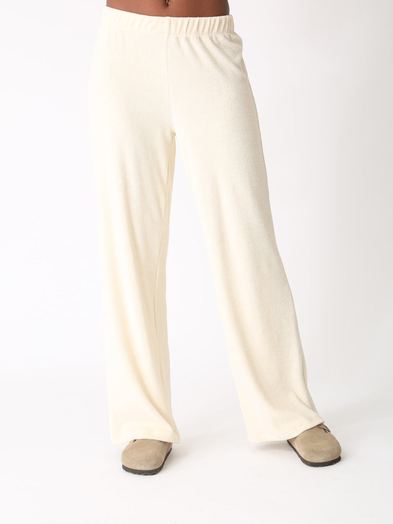 Wylie Loop Terry Pant - Crème