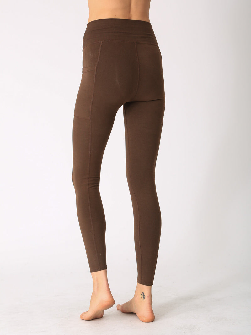 Crossover Legging - Cocoa