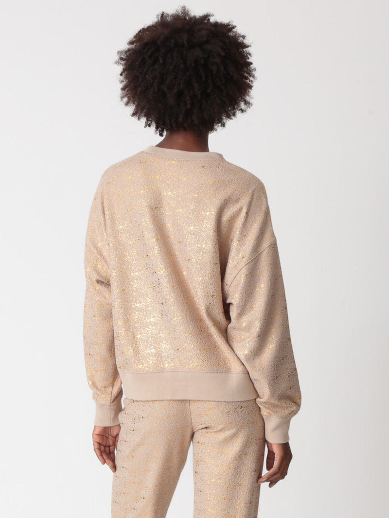 Classic Sweatshirt - Metallic Stone / Gold