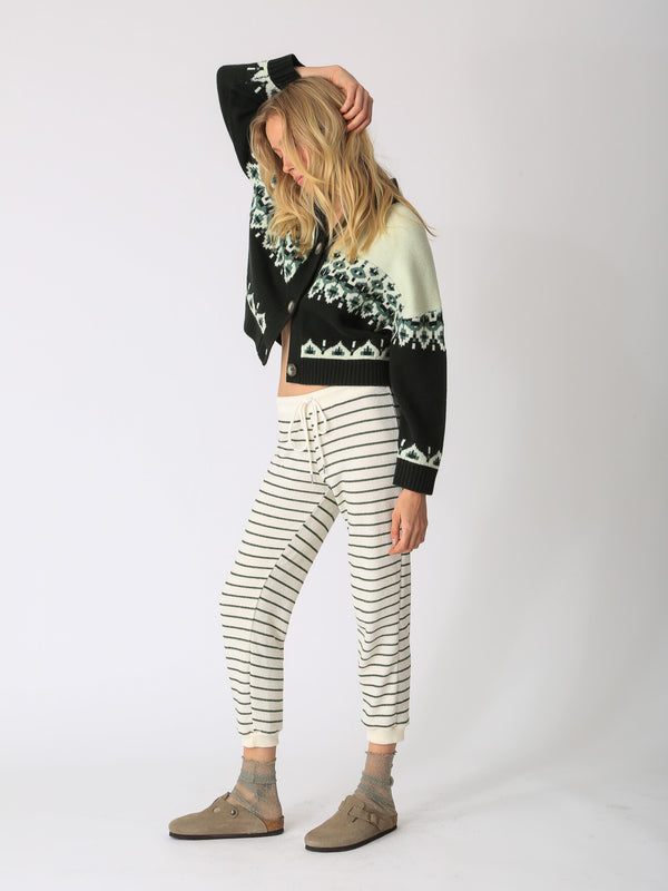 Rudi Cardigan - Fair Isle Pine