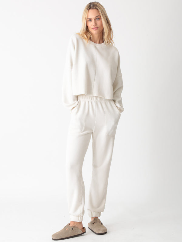 Tai Sherpa Sweatshirt - Ivory