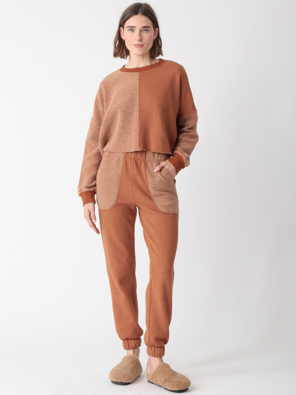 Tai Sherpa Sweatshirt - Amber