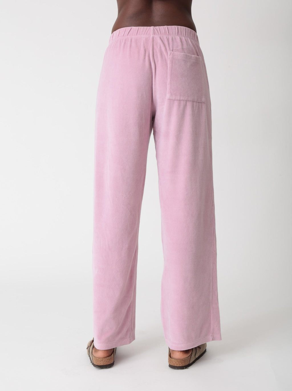 Wylie Velour Pant - Mauve