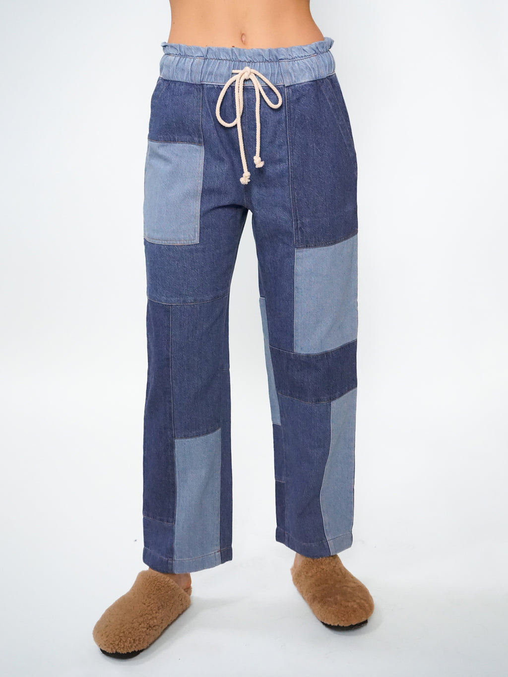 Easy Pant - Patchwork Denim