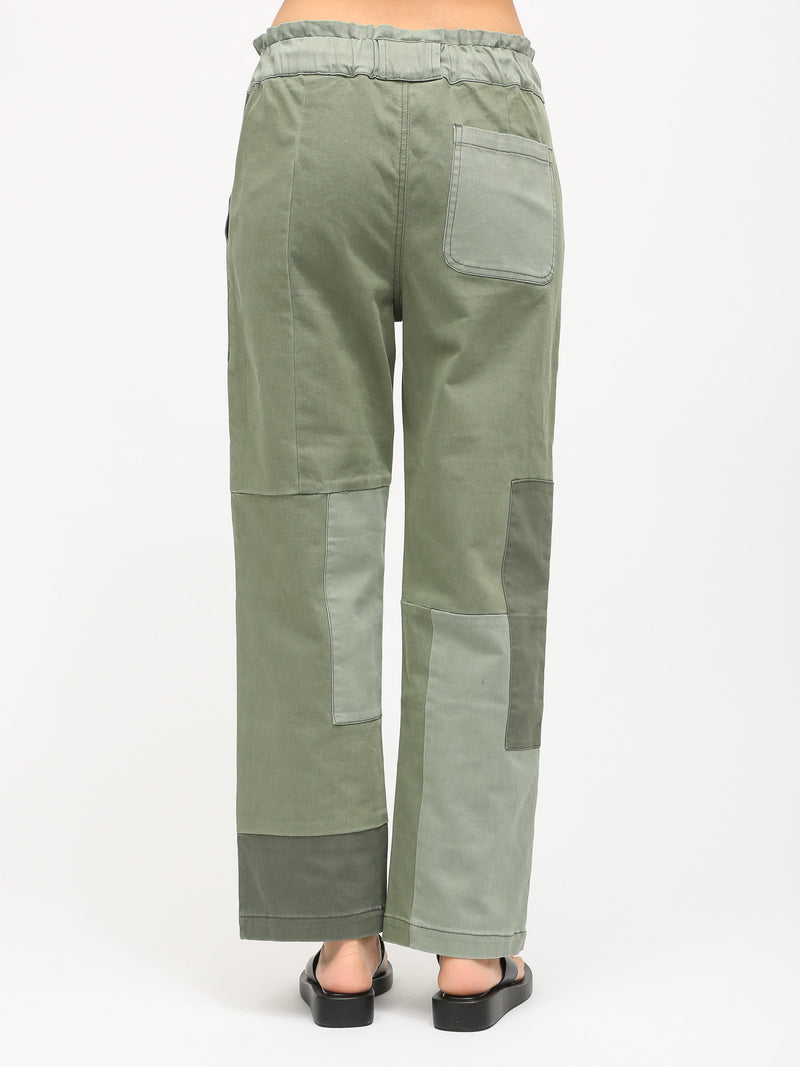 Easy Pant - Patchwork Olive