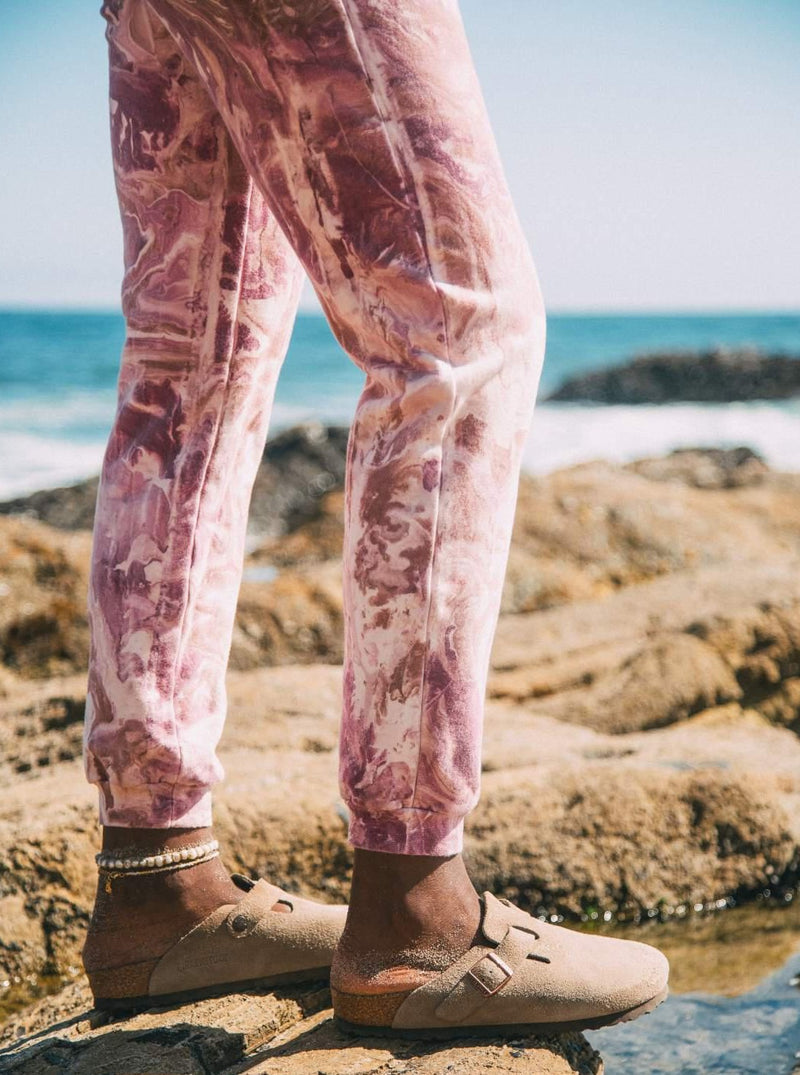 Sunny Jogger - Marble Mauve