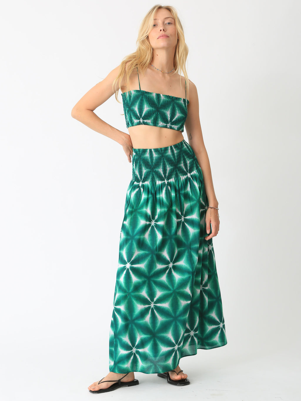 Lily Skirt - Shamrock Shibori