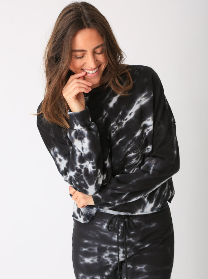 Rylan Sweatshirt - Lightning Onyx / Cloud