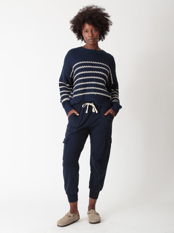 Julian Cargo Sweatpant - Indigo