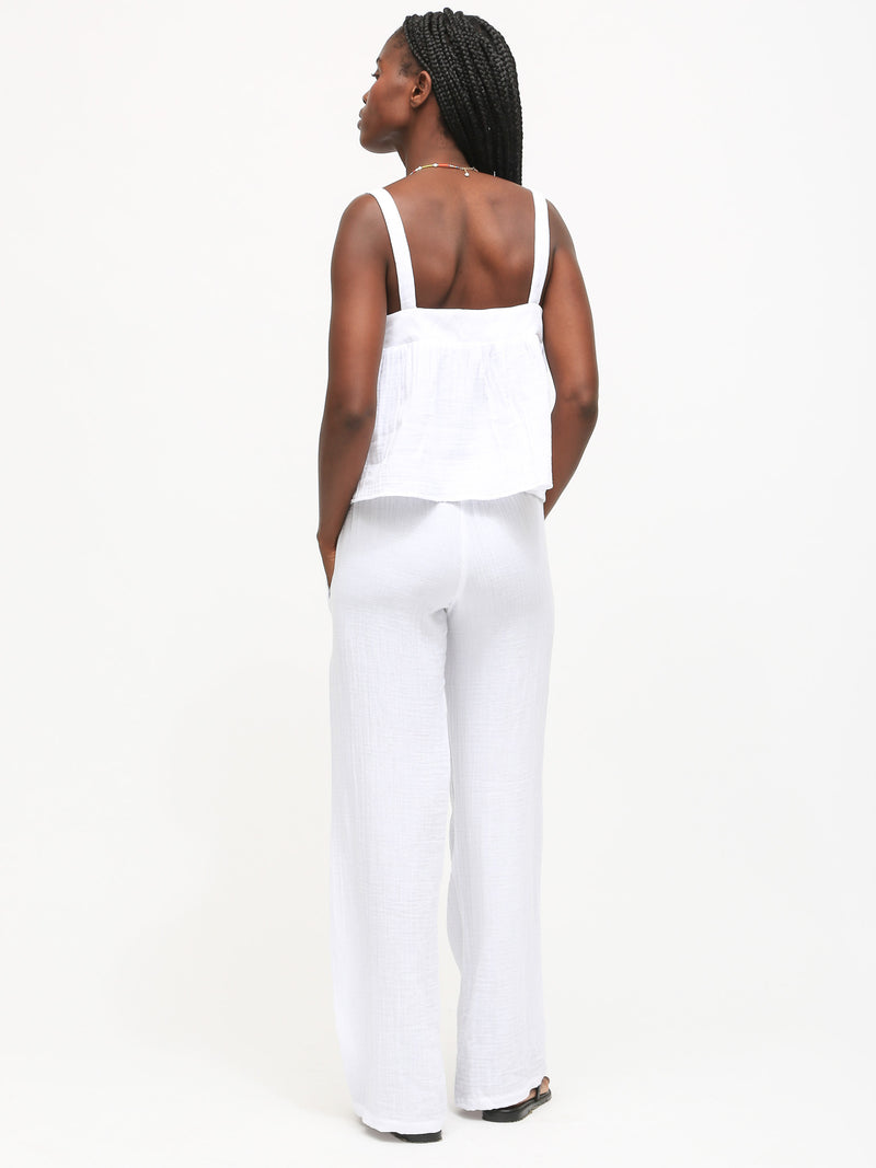 Beach Gauze Pant - Cloud