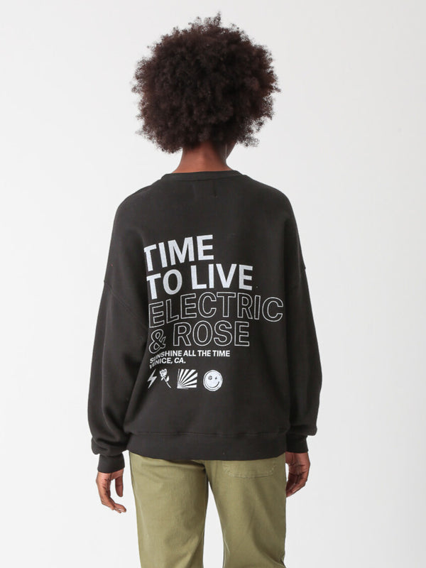 Atlas Sweatshirt - Time To Live Graphic