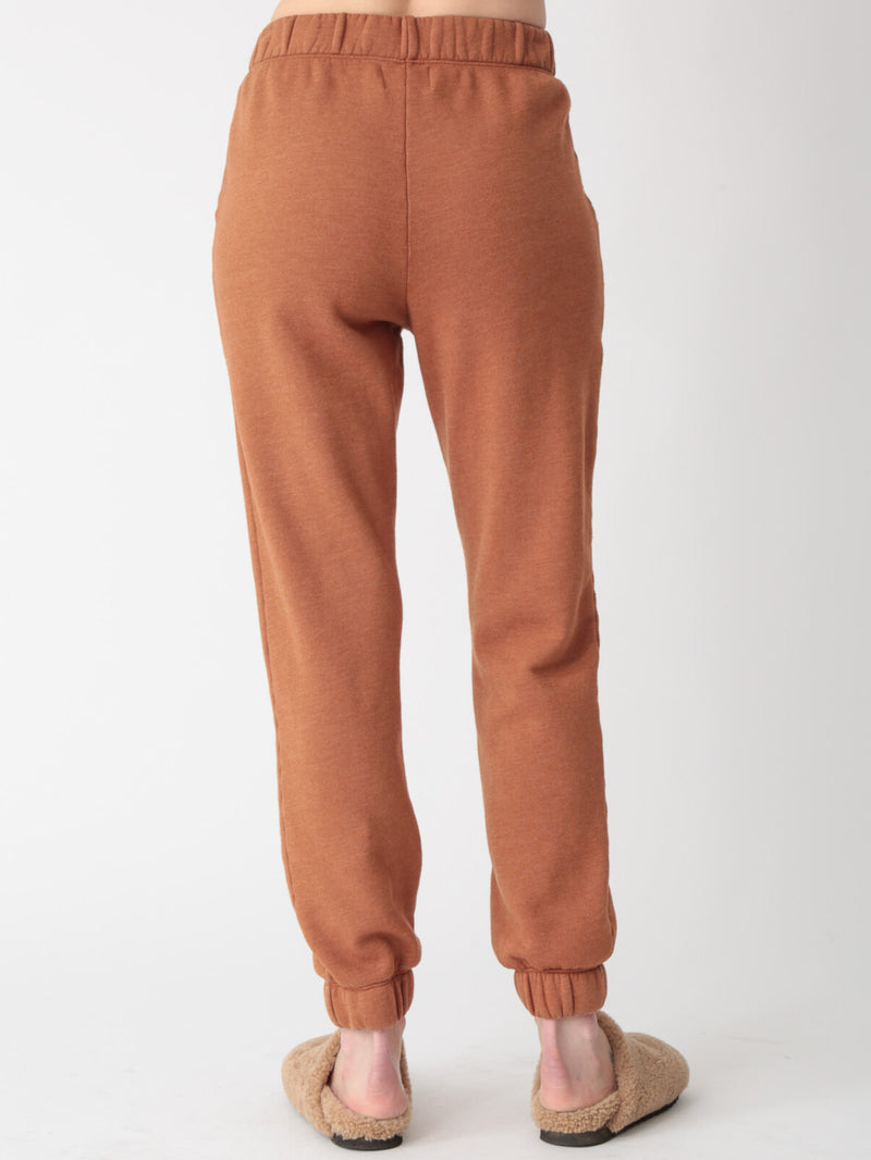 Hayden Sherpa Sweatpant - Amber