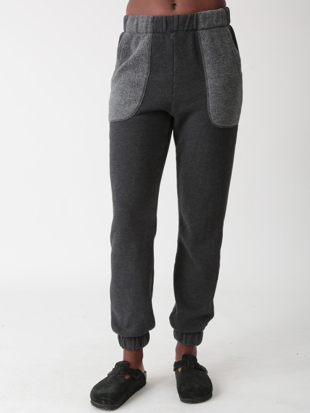 Hayden Sherpa Sweatpant - Onyx