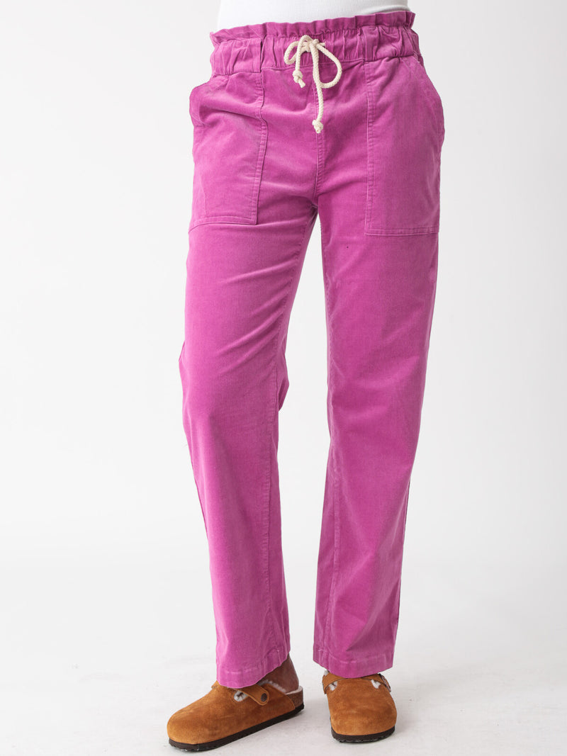 Easy Pant - Berry Corduroy