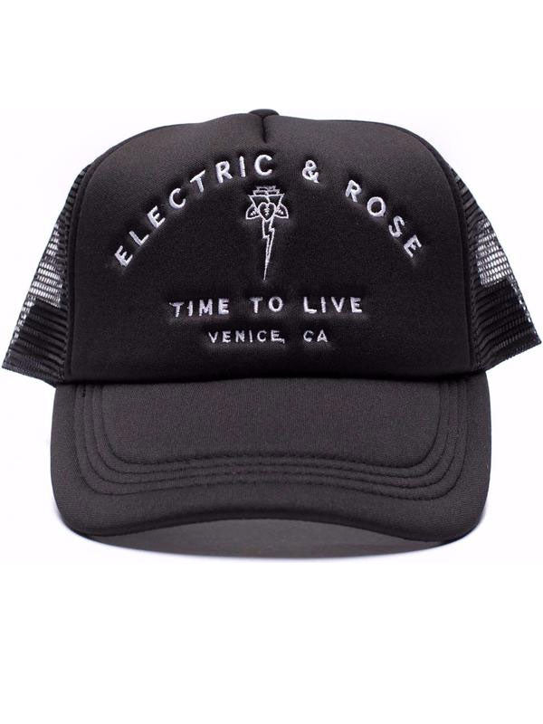 Time to Live Hat Trucker Hat - Onyx